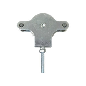 Polea Tendedero Wolfpack Zincado 40 mm. Roldana Metal con Tornillo