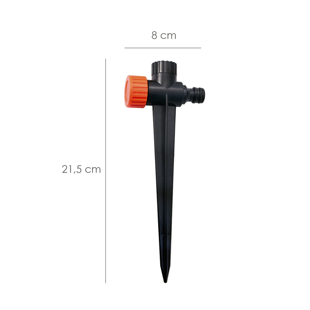 Pincho Para Aspersor Plastico Saturnia Con Racord Manguera - Imagen 2