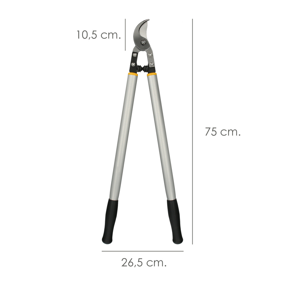 Tijeras Podar 2 Manos Profesional Forja y Alumnio 75 cm. - Imagen 2