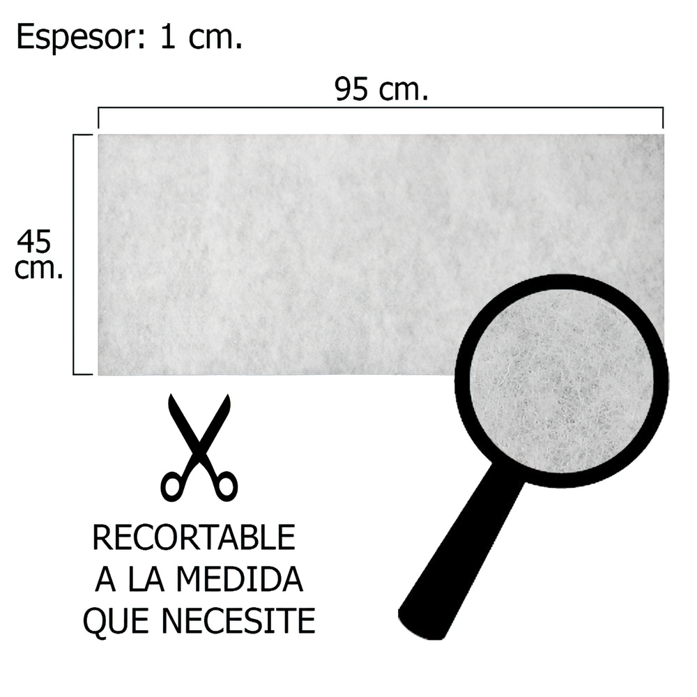 Filtro Campana Extractora 45x95 cm. 150 grm/m2 - Imagen 2
