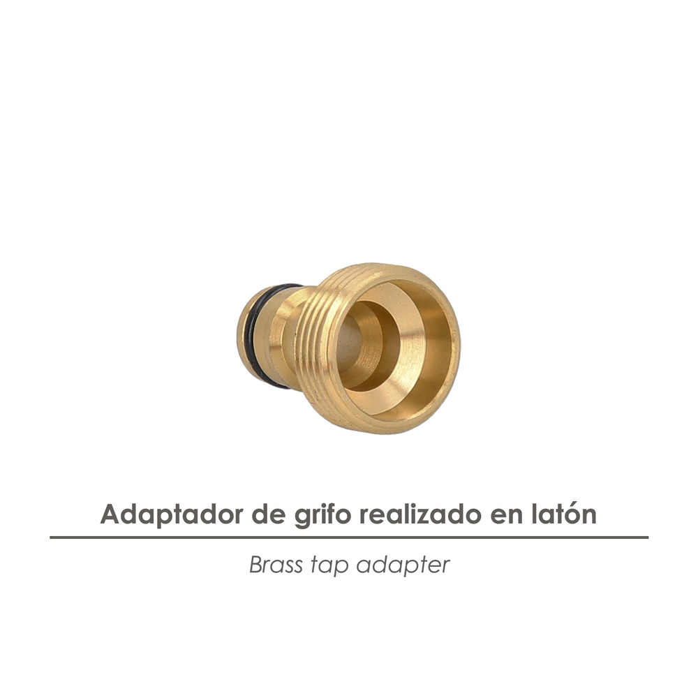 Adaptador Manguera Laton 3/4" macho - Imagen 3
