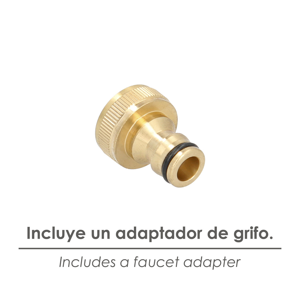 Set Riego 4 piezas Para Mangueras 1/2" Fabricado en laton. - Imagen 4