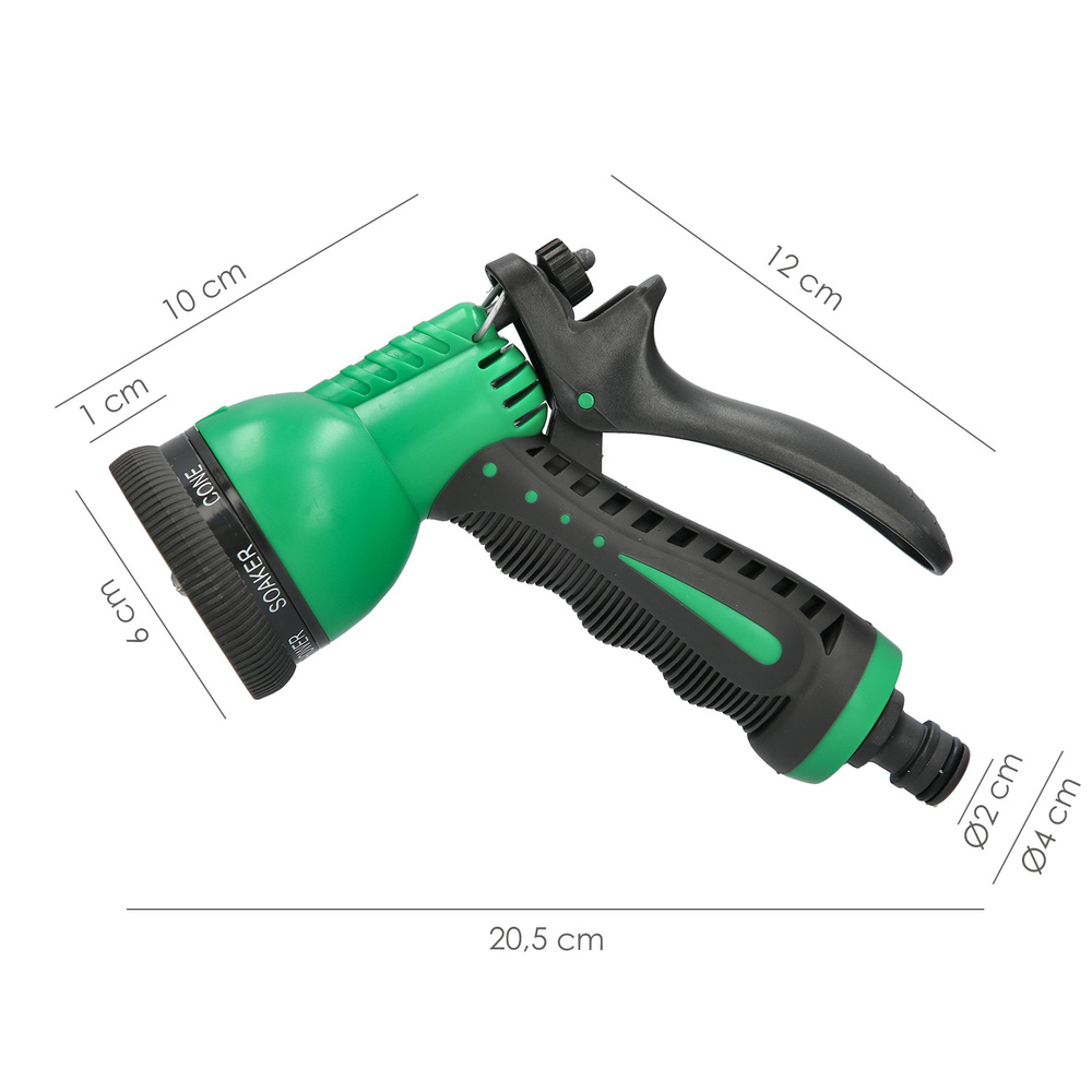 Pistola Riego Plastico ABS 7 Posiciones. - Imagen 2