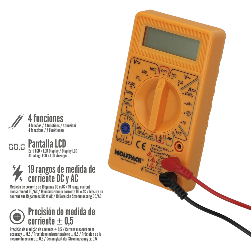 Polimetro Digital Profesional - Imagen 3