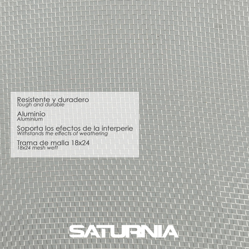 Tela Mosquitera Aluminio 18x14 Ancho 100 cm. Rollo 30 Metros. Malla Mosquitera Aluminio Anti Mosquitos, Antimoscas, - Imagen 4