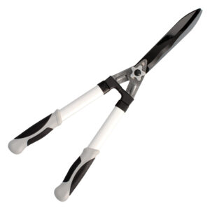 Tijeras Podar Setos 2 Manos Aluminio 63 cm. Hojas Acero Antiadherente, Mango TPR, Ajuste Corte