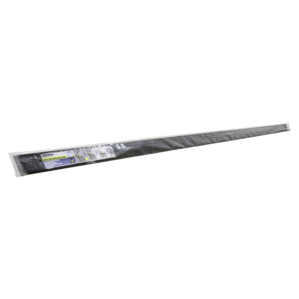 Burlete Para Puertas De Garaje Aluminio Negro Con Cepillo 2,5 m. Cepillo De Puerta, Burlete Garaje, Burlete Cepillo Cochera - Imagen 4
