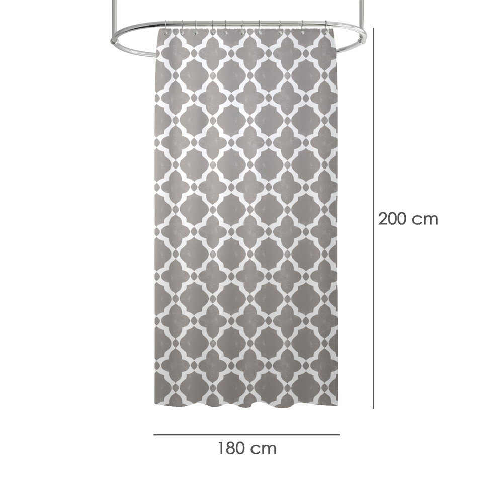 Cortina Ducha Vintage 180x200 cm. Impermeable - Imagen 2