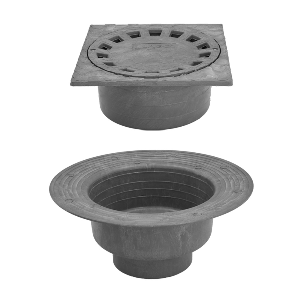 Caldereta Sifonica Pvc 200x200 mm. / Salida Ø 90-110 mm. - Imagen 5