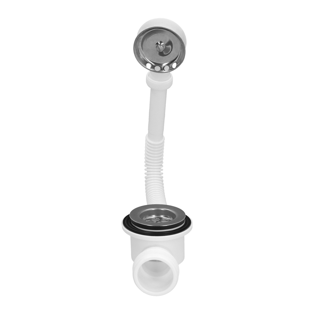 Sifon Bañera Con Rebosadero Salida Orientable1 1/2 - Imagen 3