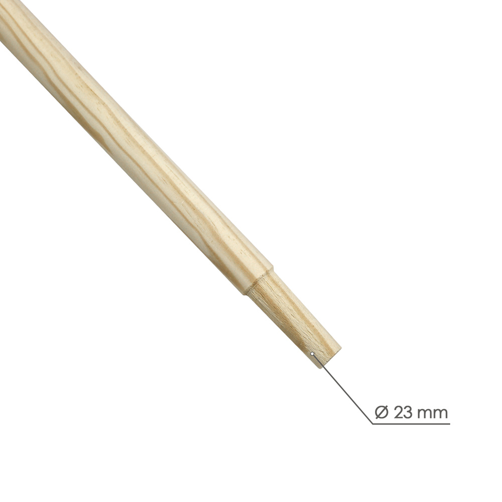 Mango Madera Conico 1500x28 mm. Rastrillo Plástico - Imagen 3