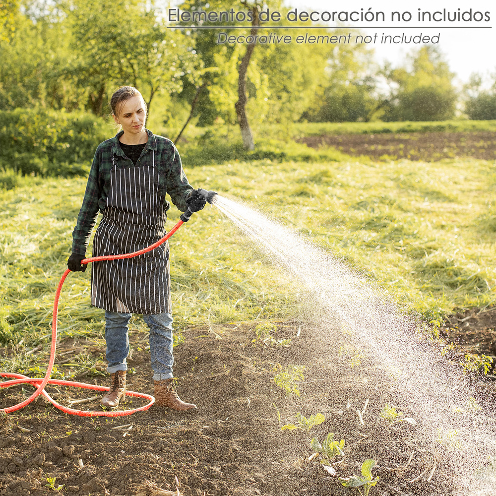 Manguera Tricotado No Torsion 15 mm. - 5/8" Rollo 20 Metros Con Kit de Riego - Imagen 5