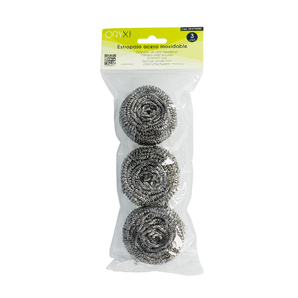 Estropajo Acero Inoxidable (Pak 3 Pz) - Imagen 5