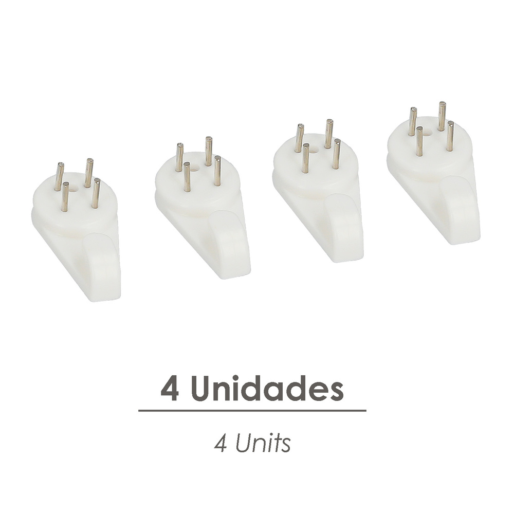 Cuelga Cuadros Gancho Pequeño (Blister 4 unidades) Clavar - Imagen 3