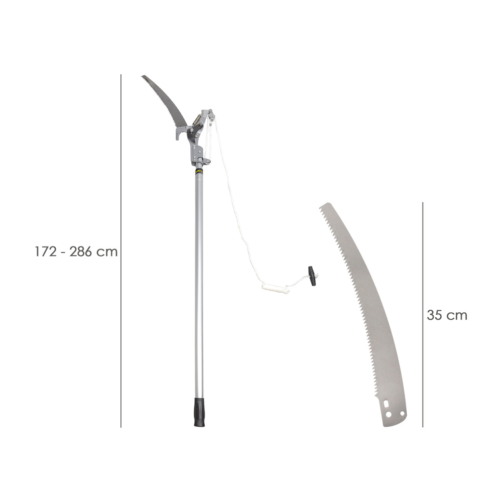 Cortarramas Con Serrucho Mango Aluminio Extensible 1,8 a 2,8 Metros - Imagen 2