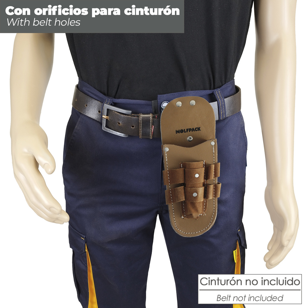Funda Electricista Herramientas Piel - Imagen 4