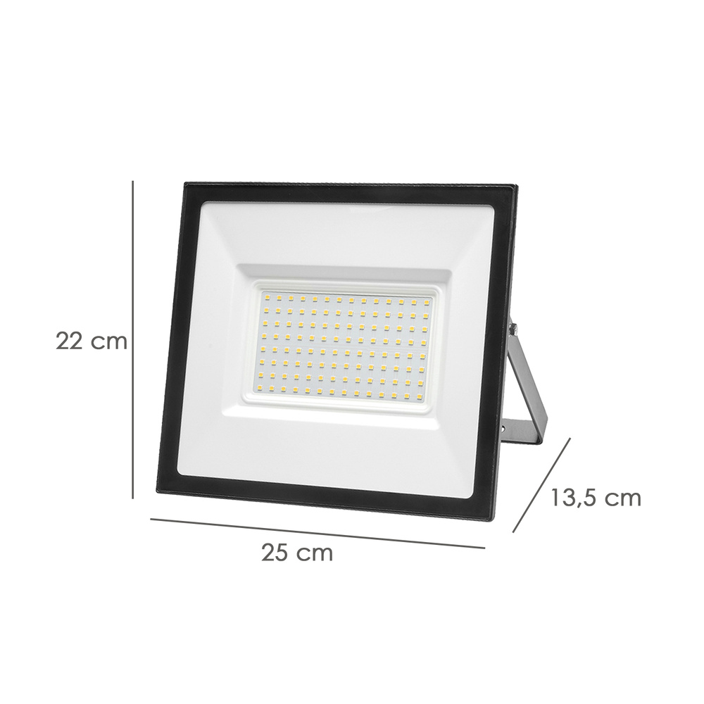 Foco Led Plano 100 Watt / 4000 K / IP65 / 8000 Lumenes - Imagen 2