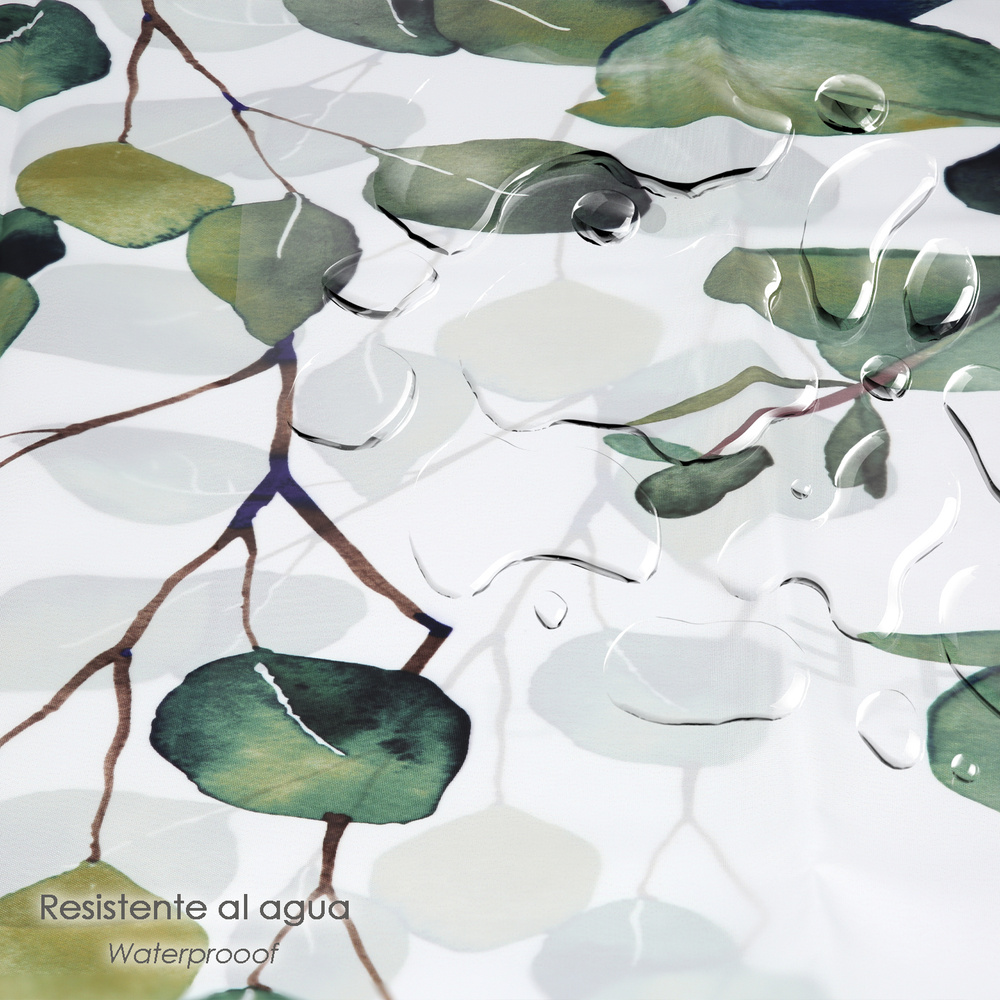 Cortina Ducha Nature 180x200 cm. Impermeable - Imagen 5