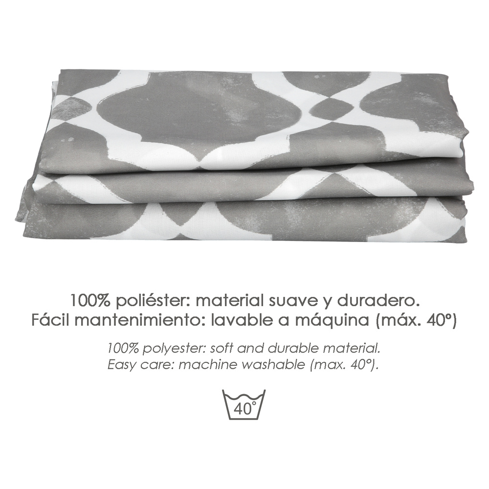 Cortina Ducha Vintage 180x200 cm. Impermeable - Imagen 3