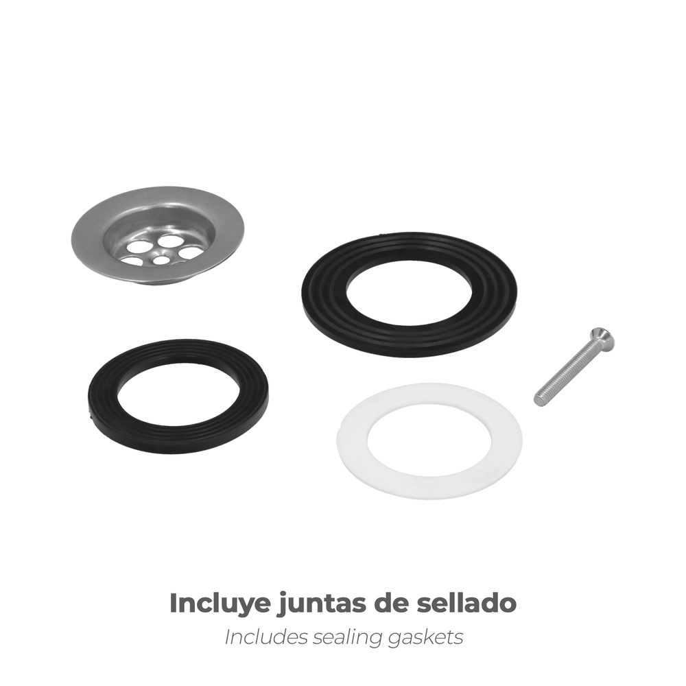 Sifon Bañera Con Rebosadero Salida Orientable1 1/2 - Imagen 4