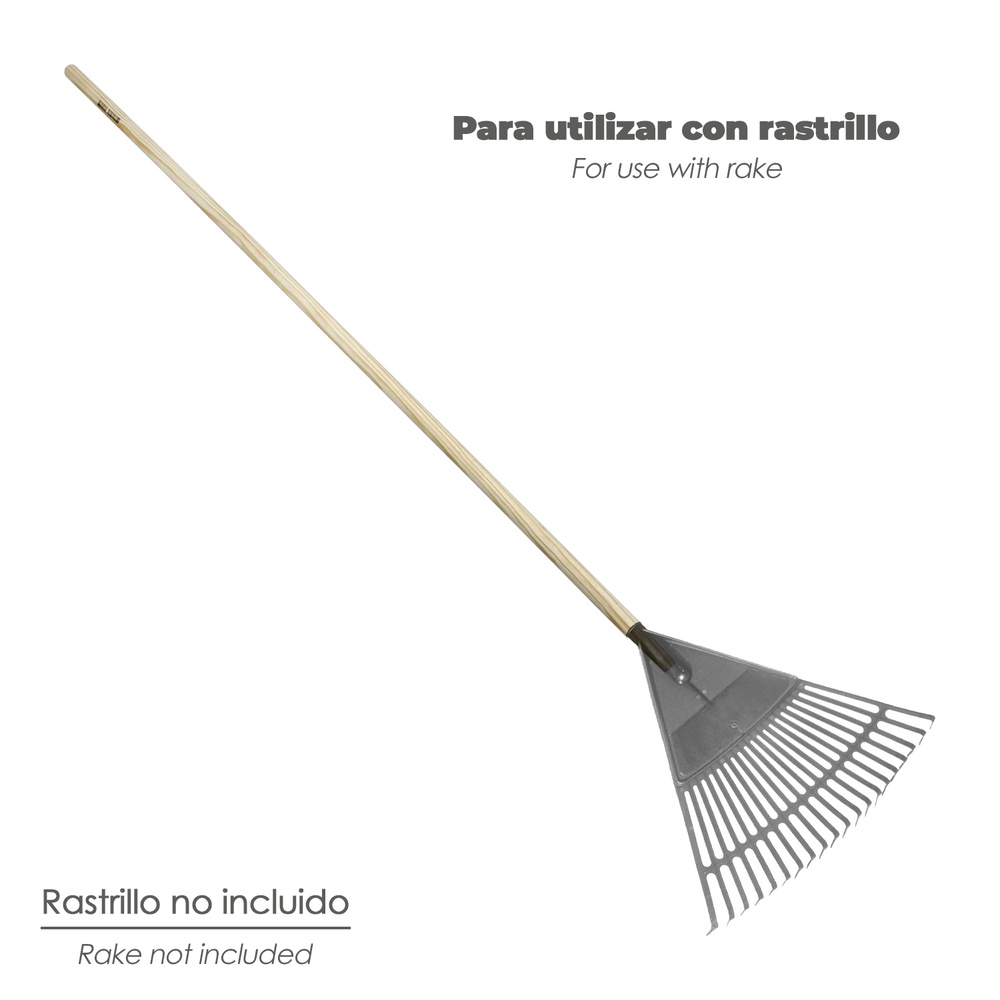 Mango Madera Conico 1500x28 mm. Rastrillo Plástico - Imagen 4