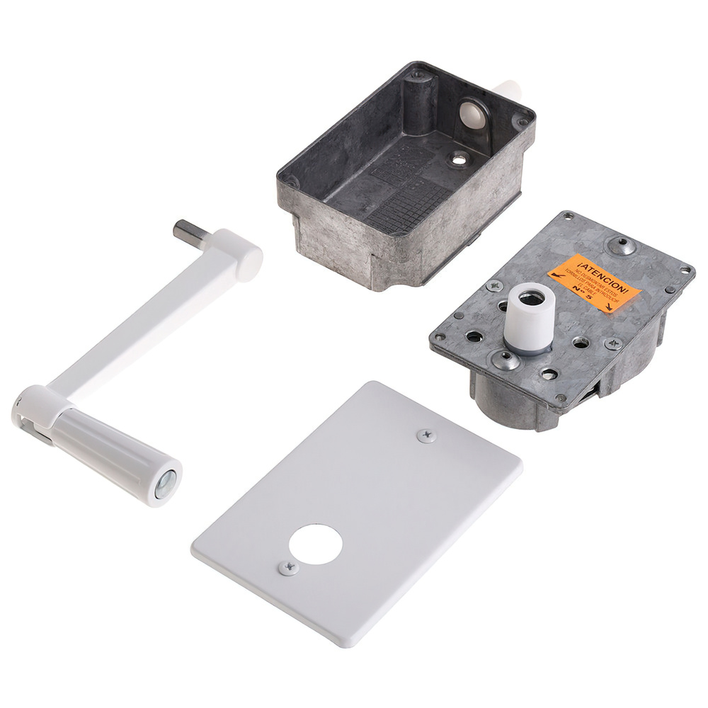 Torno Elevacion Persiana Empotrar Blanco - Imagen 3
