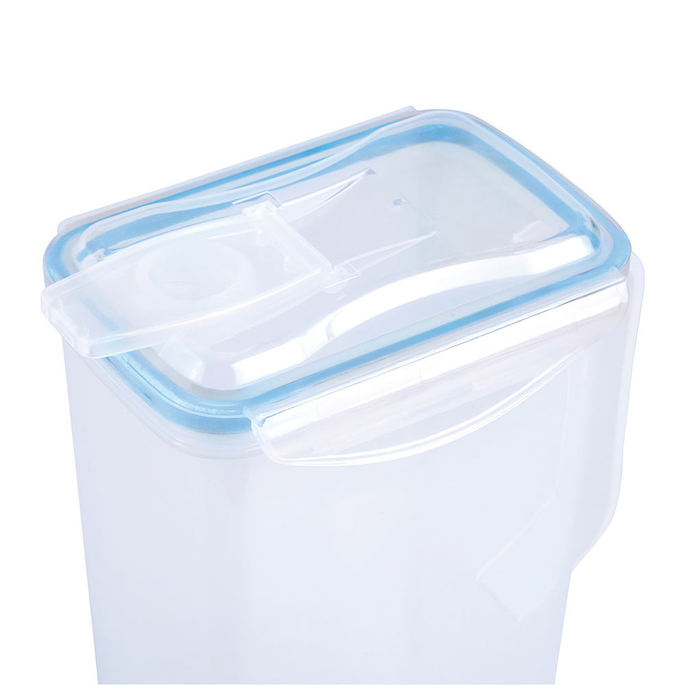 Jarra Plastico Cuadrada 1.500 ml. 11 x 6.5 x 22.5 (alt) cm. - Imagen 2