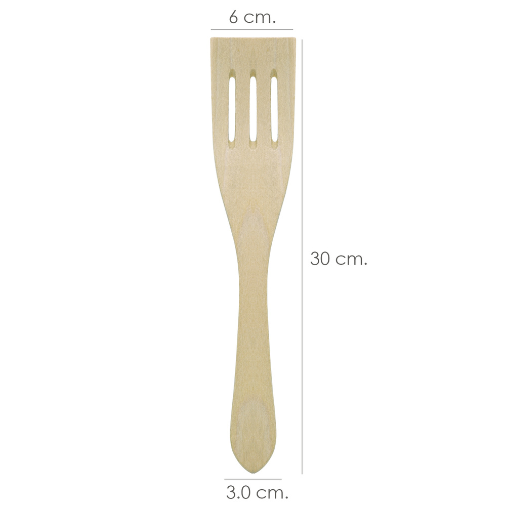 Pala Cocina Madera Con Ranuras Oryx 30 cm. - Imagen 2
