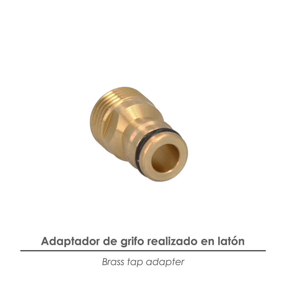 Adaptador Manguera Laton 1/2" Macho - Imagen 3