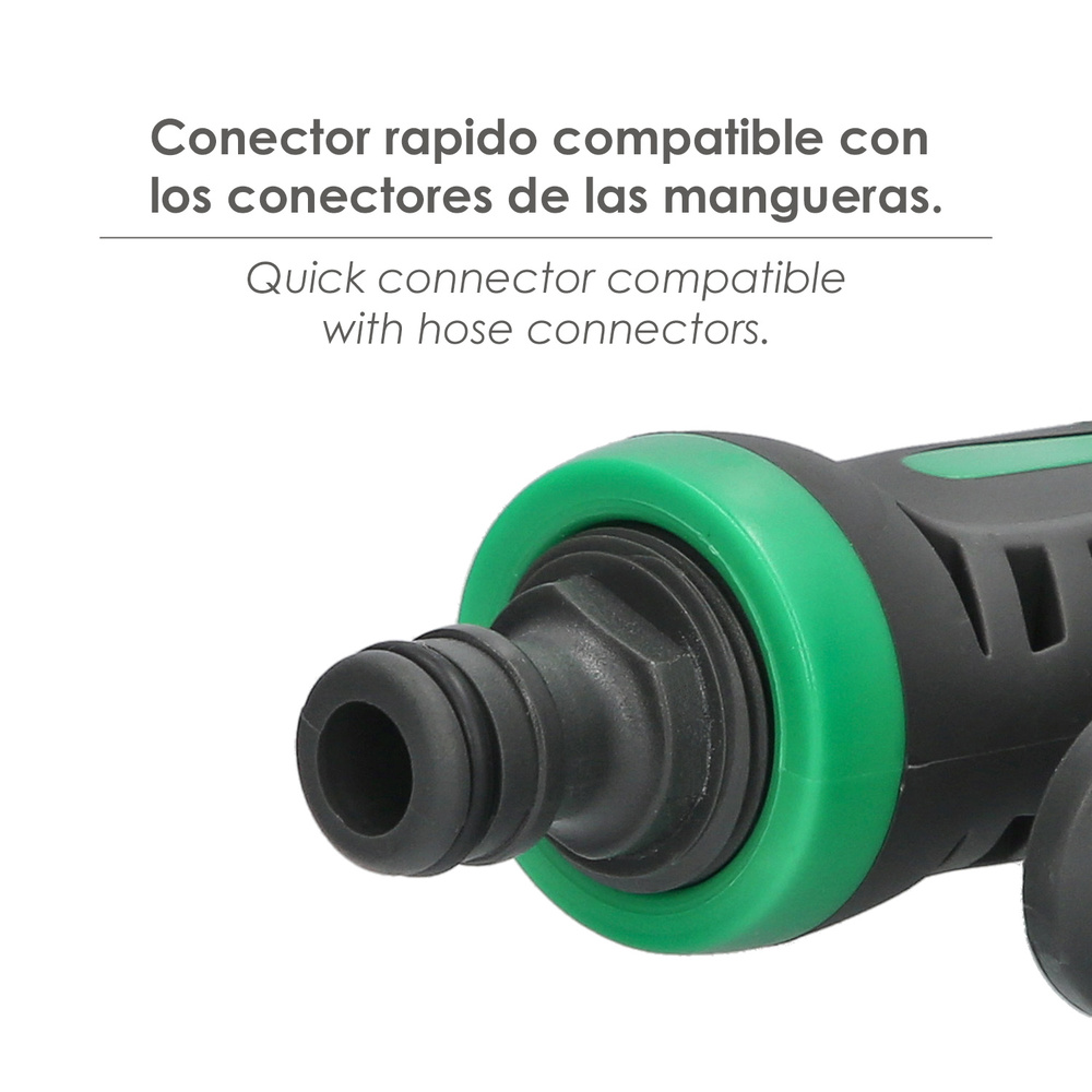 Pistola Riego Plastico ABS 7 Posiciones. - Imagen 4