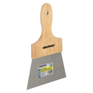 Espatula Techos Mango Madera Hoja Acero 90 x 140 mm. Aplicar Yeso, Pintora, Masillas, Pladur, etc.