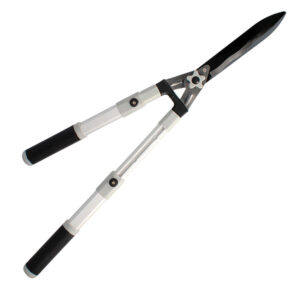 Tijeras Podar Setos 2 Manos Aluminio Telescopicas, Hojas Acero Antiadherente, Mango TPR, Ajuste Corte,