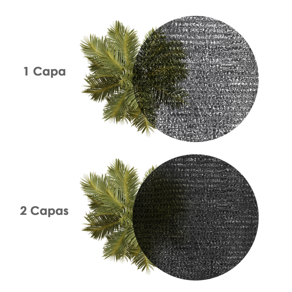 Malla Sombreo Negro 3,0 Metros Rollo 50 Metros, Reduce Radiación, Protección Jardín y Terraza, Regula Temperatura, Color Negro - Imagen 5