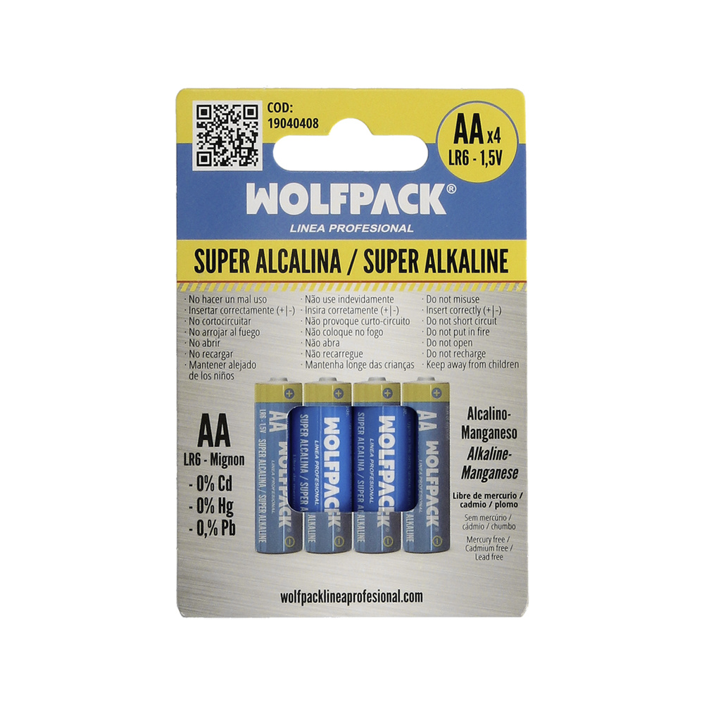 Pila Alcalina AA LR-6 Blister 4 Piezas - Imagen 5