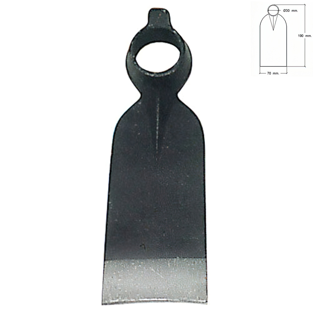 Azada Forjada Sin Mango 210/ 460 Gramos