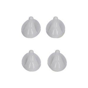Colgador Oryx Blanco Pequeño (Blister 4 Unidades ) Adhesivo