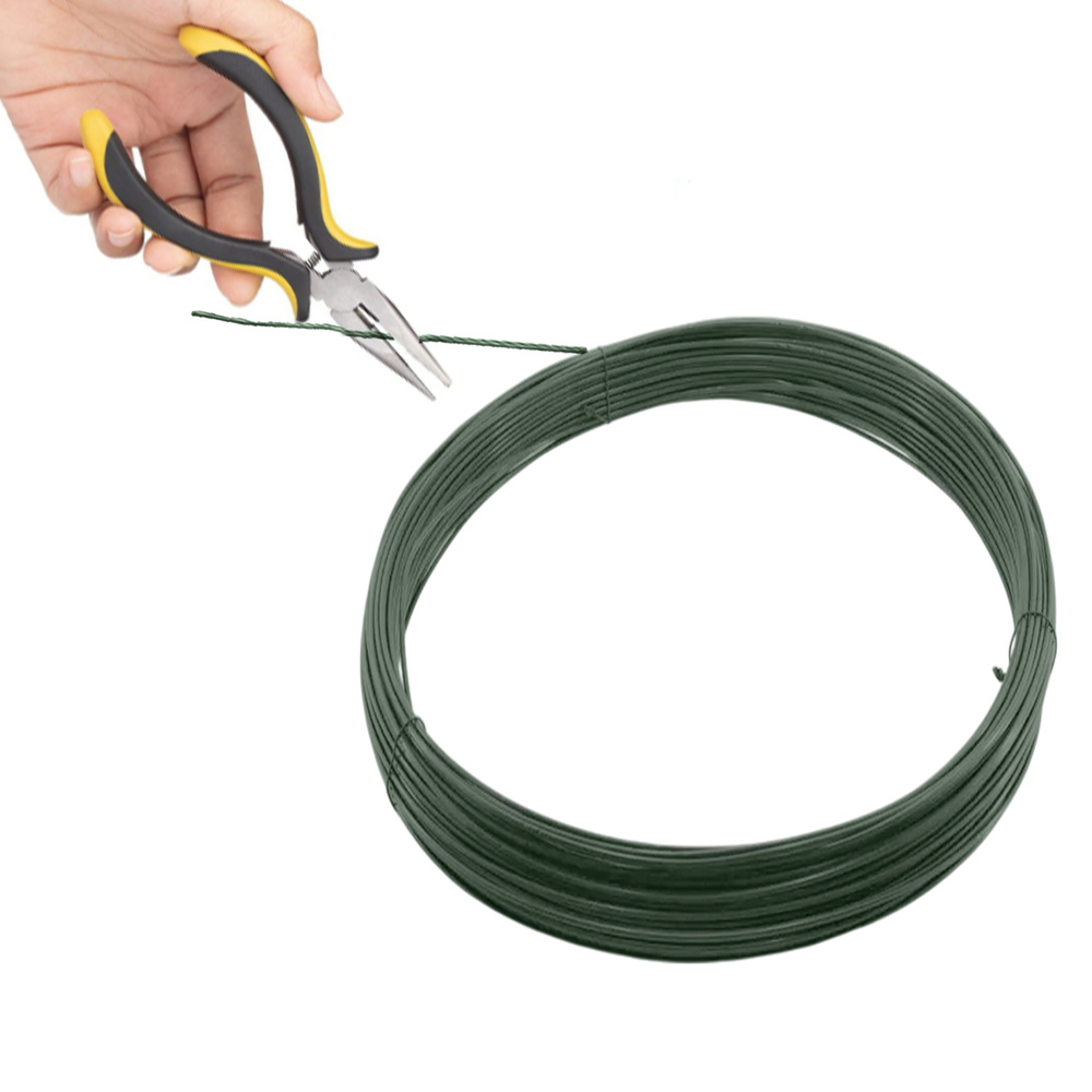 Alambre Plastificado 1,2 mm. Verde (Rollo 50 metros) - Imagen 3