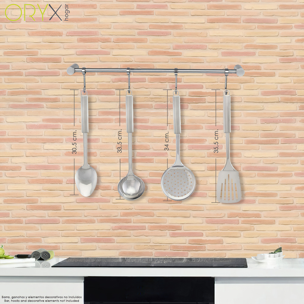 Cucharon Cocina Acero Inoxidable 9x33,5 (Alt.) cm. - Imagen 3