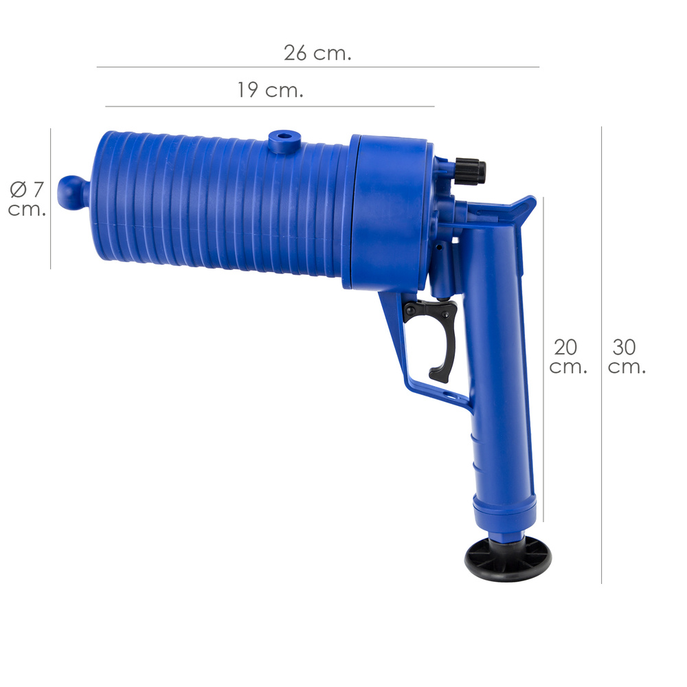 Desatascador Profesional Pistola Con Aire Comprimido - Imagen 3