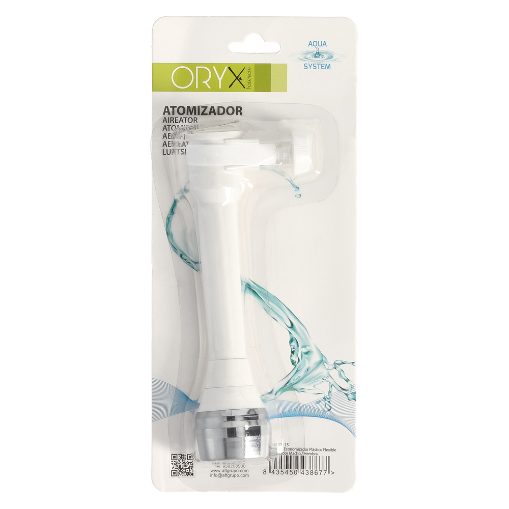 Atomizador Economizador Plástico Flexible Con Adaptador Macho / Hembra - Imagen 3