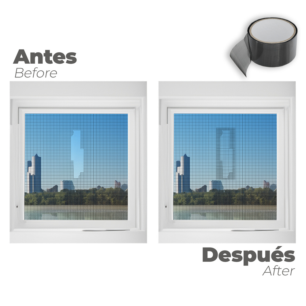 Cinta Reparadora Tela Mosquitera 5 Cm x 200 Cm - Imagen 3