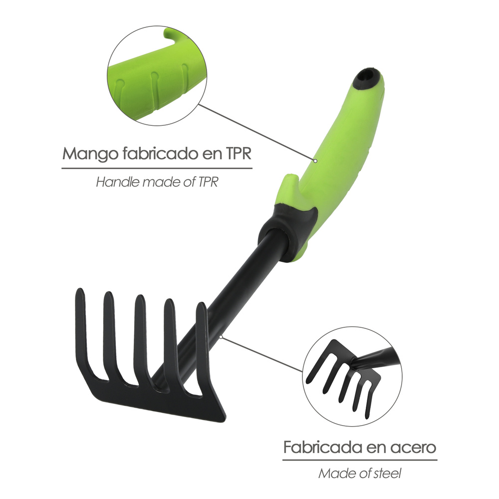 Rastrillo Jardin 1 Mano Mango TPR - Imagen 3