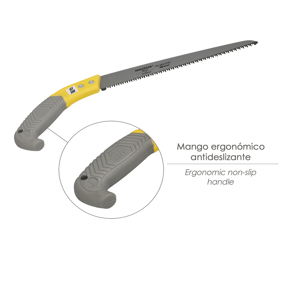 Serrucho Podar Recto Mango TPR JST 300 mm. - Imagen 4