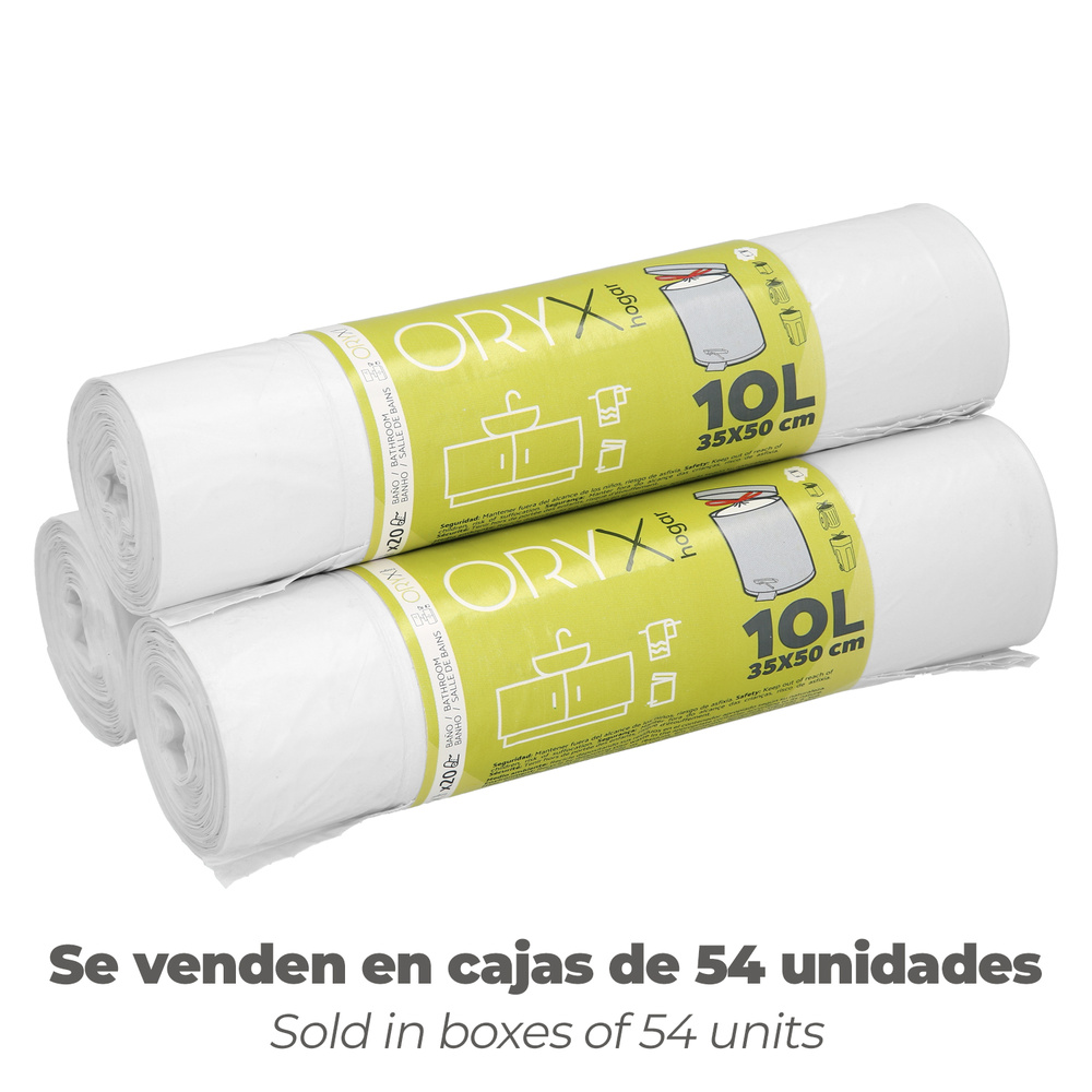 Bolsa Basura Cierre Facil 10 Litros Rollo 20 Bolsas - Imagen 4