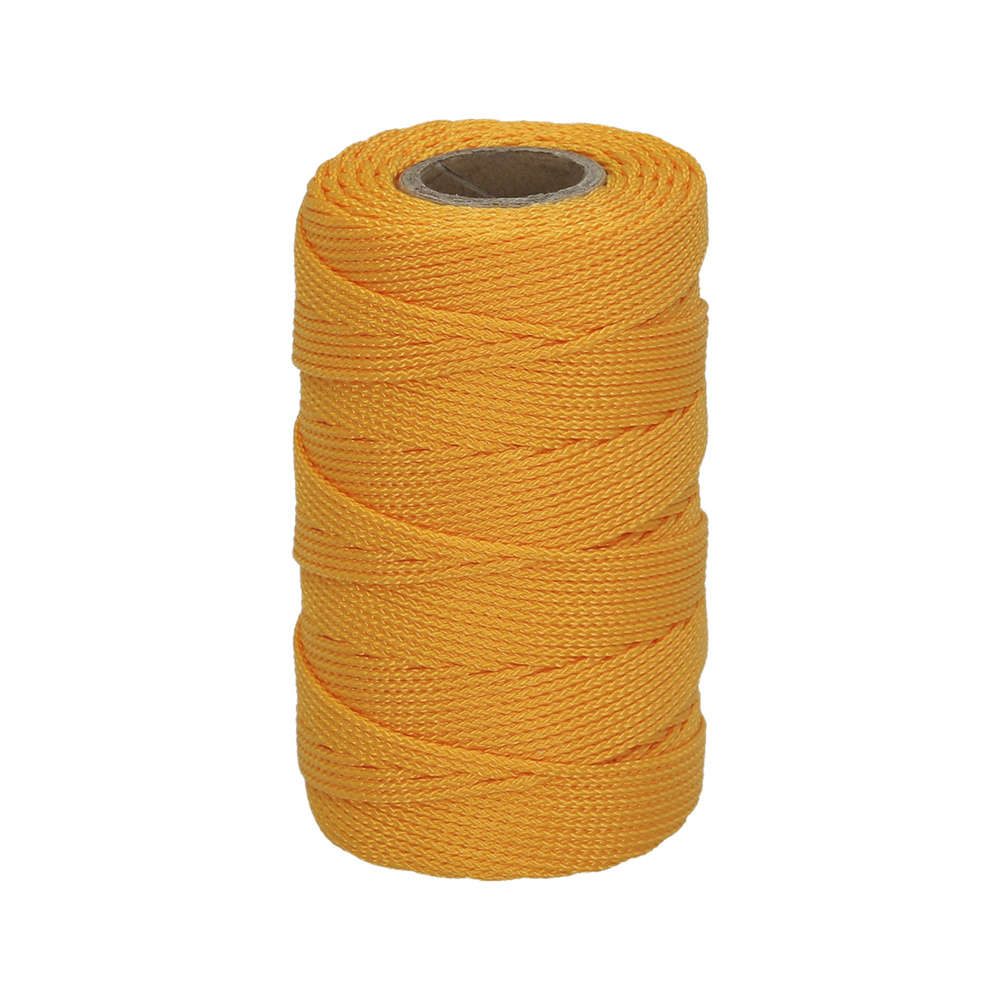 Cuerda Trencilla Polipropileno Amarillo (Bobina 100 Metros)