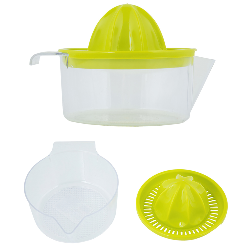 Exprimidor Zumo Manual Frutas Con Jarra Plástico Ø 12 x 11 cm. - Imagen 2