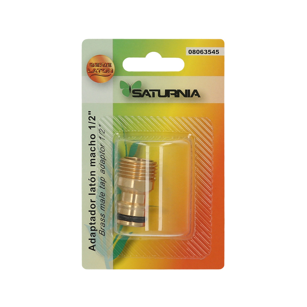 Adaptador Manguera Laton 1/2" Macho - Imagen 5
