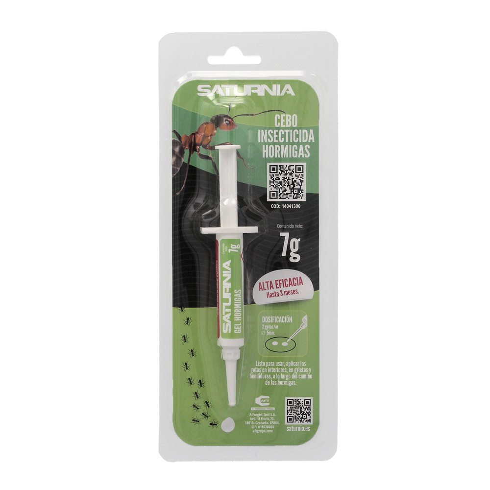 Cebo Insecticida Gel Hormigas Jeringa 7 Gramos