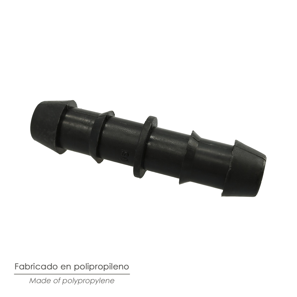 Enlace Simple Para Tuberias Goteo Ø 16 mm. (Bolsa 100 Piezas) Riego Por Goteo, Microaspersión, Riego Por Nebulizacion - Imagen 4