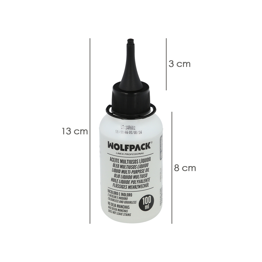 Aceite Lubricante Multiuso Liquido 100 ml. Aceite Cadenas, Aceite Bisagras, Aceite Maquinas Coser, Aceite Cerraduras - Imagen 2